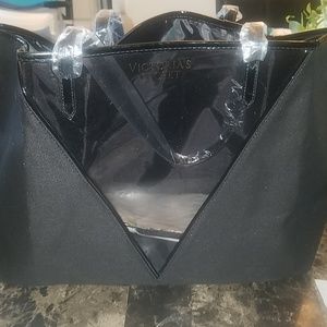 VS totes bag with attached small make up bag